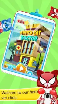 Hero  Cat Doctor.io Screen Shot 0