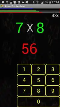 Times Tables Guru Screen Shot 2