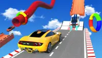 Ramp Car Stunts: GT Mega Ramps Screen Shot 1