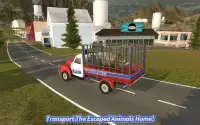 पशु पुलिस परिवहन सिम Screen Shot 2