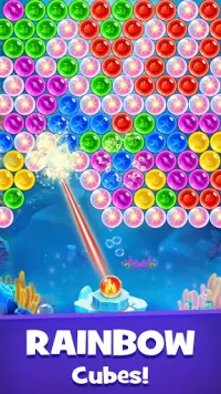 Panda Bubble Shooter - Save the Fish Pop Game Free Screen Shot 1