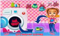 Sweet BabyGirl Princess Palace House Cleaning Game Screen Shot 2