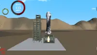 Space Blue Launch Rocket Screen Shot 0