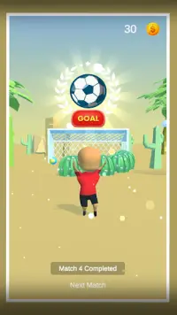 Crazy Goals! Kick, Flick & Shoot Soccer Balls Screen Shot 3