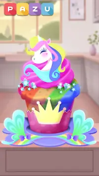 컵 케이크 메이커-아이들을위한 요리 및 베이킹 게임 Screen Shot 5