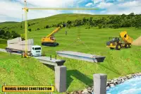 Bridge Construction River Road: 2019 Builder Games Screen Shot 2