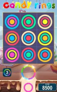 Candy rings Puzzle game Screen Shot 1