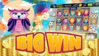 無料：Crazy Owl Slot Vegasスロットマシン Screen Shot 0