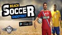 Beach Flick Soccer Shootout Screen Shot 0