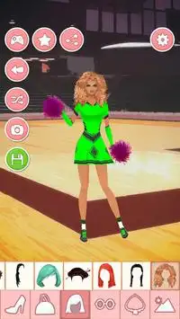 Games berdandan cheerleader Screen Shot 2