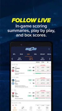 Scores And Odds Sports Betting Screen Shot 5