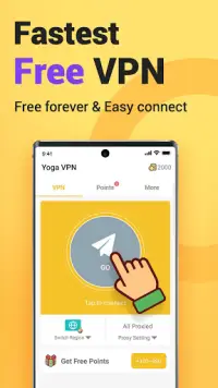 Yoga VPN - Free Unlimited & Secure Proxy & Unblock Screen Shot 1