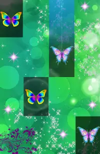 Piano Butterfly Tiles Game Screen Shot 2
