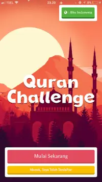 Quran Challenge: Baca, Terjemah, dan Hafal Alquran Screen Shot 0