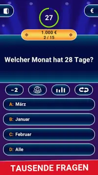 Millionär 2024: Trivia Quiz Screen Shot 0