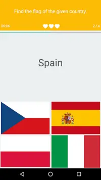 Flag Quiz: Countries, Capitals Screen Shot 1