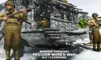 Inverno Missão Survival - Battleground Guerra Mund Screen Shot 2