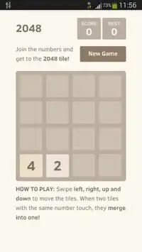 2048 Classic Screen Shot 1