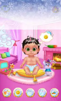 Ice Royal Princess Baby Care * Babysitting games * Screen Shot 1