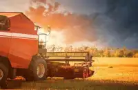 Сельскохозяйственный крупный пшеничный комбайн Screen Shot 1