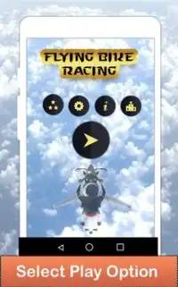 Flying Bike Racing Screen Shot 0