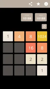 1024 Игра - Логика и решение проблем Screen Shot 1