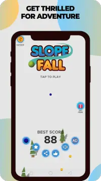 Slope Fall:Run the balls Down Screen Shot 0
