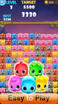 Gummy Drop Puzzle Free Game Offline Screen Shot 2