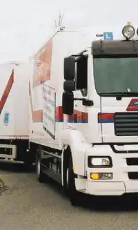 Пазл с грузовиками MAN TGA Screen Shot 1
