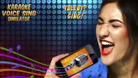 Karaoke Sing simulador de voz Screen Shot 2