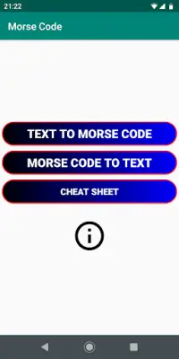 Morse Code Screen Shot 1
