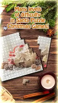 Santa Puzzle Christmas Games Screen Shot 1