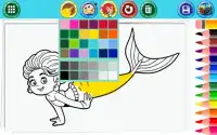 Mermaid Giochi da colorare Screen Shot 1