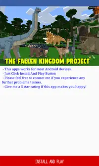 The Fallen Kingdom Project for Minecraft PE Screen Shot 2