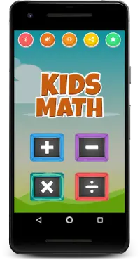 Kids Math - Add, Subtract, Mul Screen Shot 0