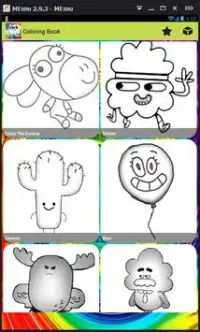 coloring game for gumball-draw Screen Shot 1
