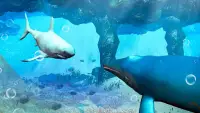Mamalia Laut: Paus Kehidupan Laut Biru Sim 3D Screen Shot 1