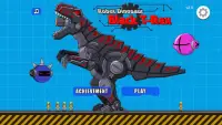 Robot Dinosaur Black T-Rex Screen Shot 0