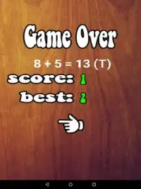 Math Game Screen Shot 8