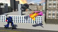 Futuristic Robot Car Transformation:Flying Battle Screen Shot 11