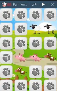 Matching Game Farm Animals Screen Shot 3
