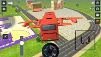 Modern Flying Bus Simulator Screen Shot 2