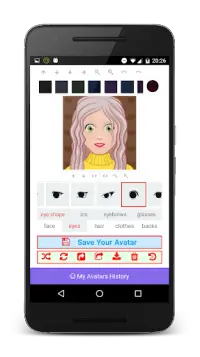 My Avatar Creator Screen Shot 2