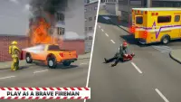 Fire Truck Rescue Emergency Driver Screen Shot 13