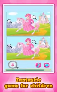 الأميرة والمهر: العثور على الفرق * لعبة مجانية Screen Shot 5
