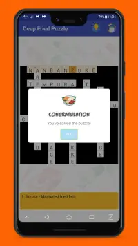 Japanese Cuisine Crossword Screen Shot 4