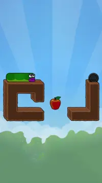 Hungry Worm Puzzle Screen Shot 0