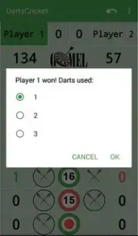 Darts Cricket Scoreboard Screen Shot 2