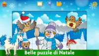 Gioco di Natale Puzzle Bambini Screen Shot 3