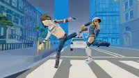 lucha de píxeles: guerreros ninja vs alienígenas m Screen Shot 5
